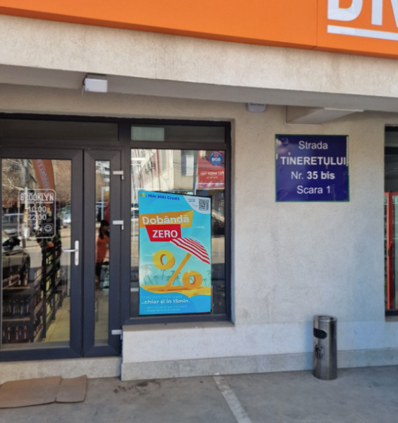Reteaua Digitala DOOH Indoor - Brooklyn Drinks Market – Str. Tineretului 35