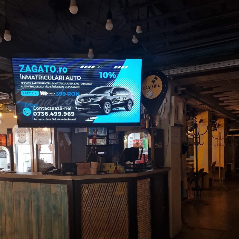 Reteaua Digitala DOOH Indoor - GREEKOS URBAN FOOD | Restaurant grecesc