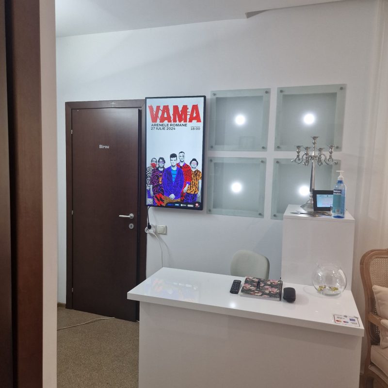Reteaua Digitala DOOH Indoor - Malina Clinic