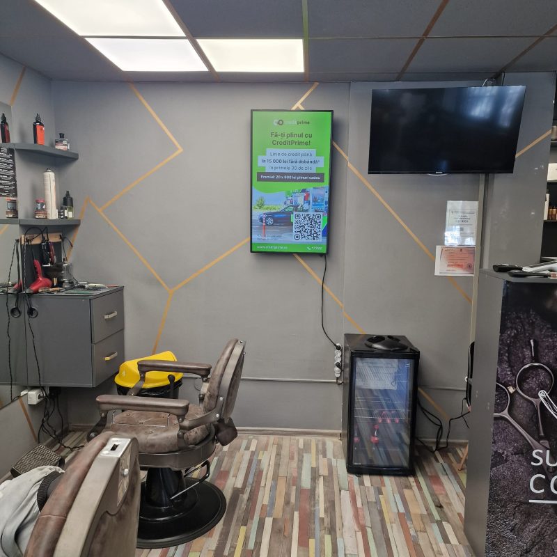 Reteaua Digitala DOOH Indoor - Sud Barber Concept